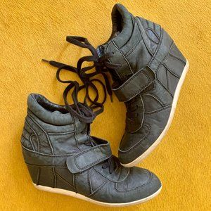 Limited Ash all leather wedge Bowie sneaker